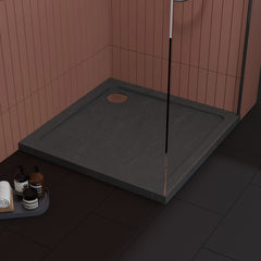 [BETR71006] Balterley Shower Tray Modern Square, 40mm Profile - Choice of Size and Colour - Lifestyle 1