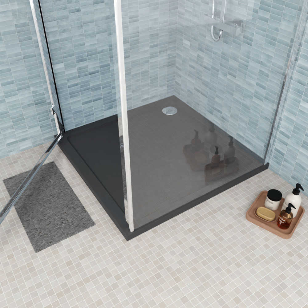 [BETR71015] Balterley Shower Tray Modern Square, 40mm Profile - Choice of Size and Colour - Lifestyle 3