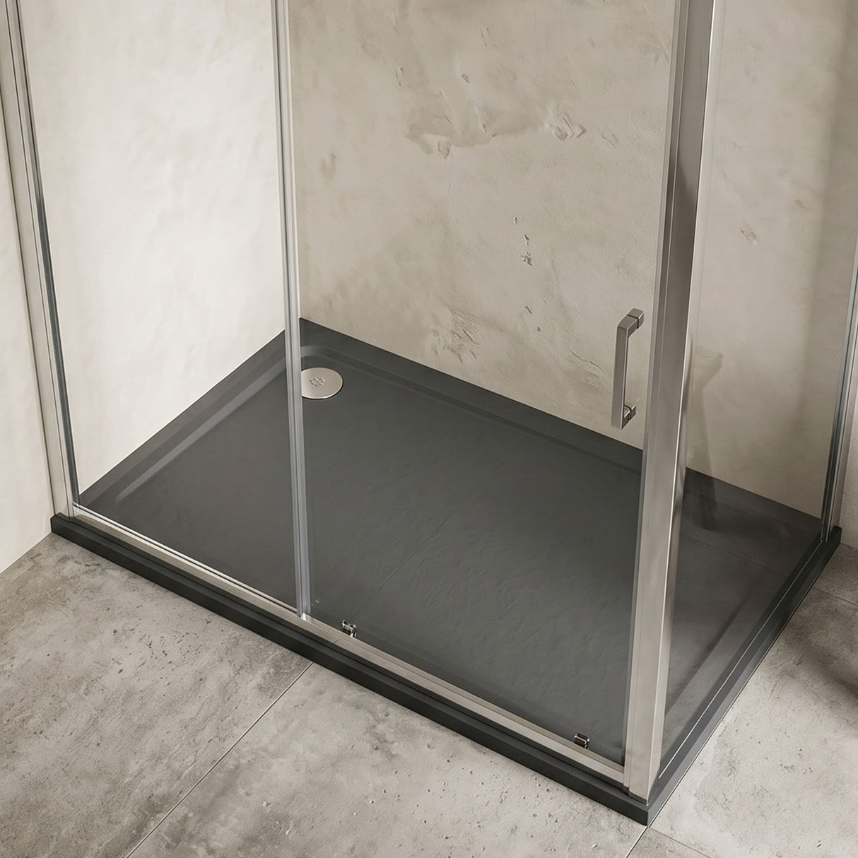 [BETR71017] Balterley Shower Tray Modern Rectangular 40mm Profile Slimline, White or Grey - Multiple Sizes Available - Silo