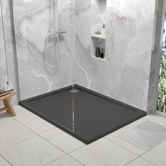 [BETR71024] Balterley Shower Tray Modern Rectangular 40mm Profile Slimline, White or Grey - Multiple Sizes Available - Lifestyle 1