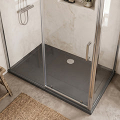 [BETR71033] Balterley Shower Tray Modern Rectangular 40mm Profile Slimline, White or Grey - Multiple Sizes Available - Silo