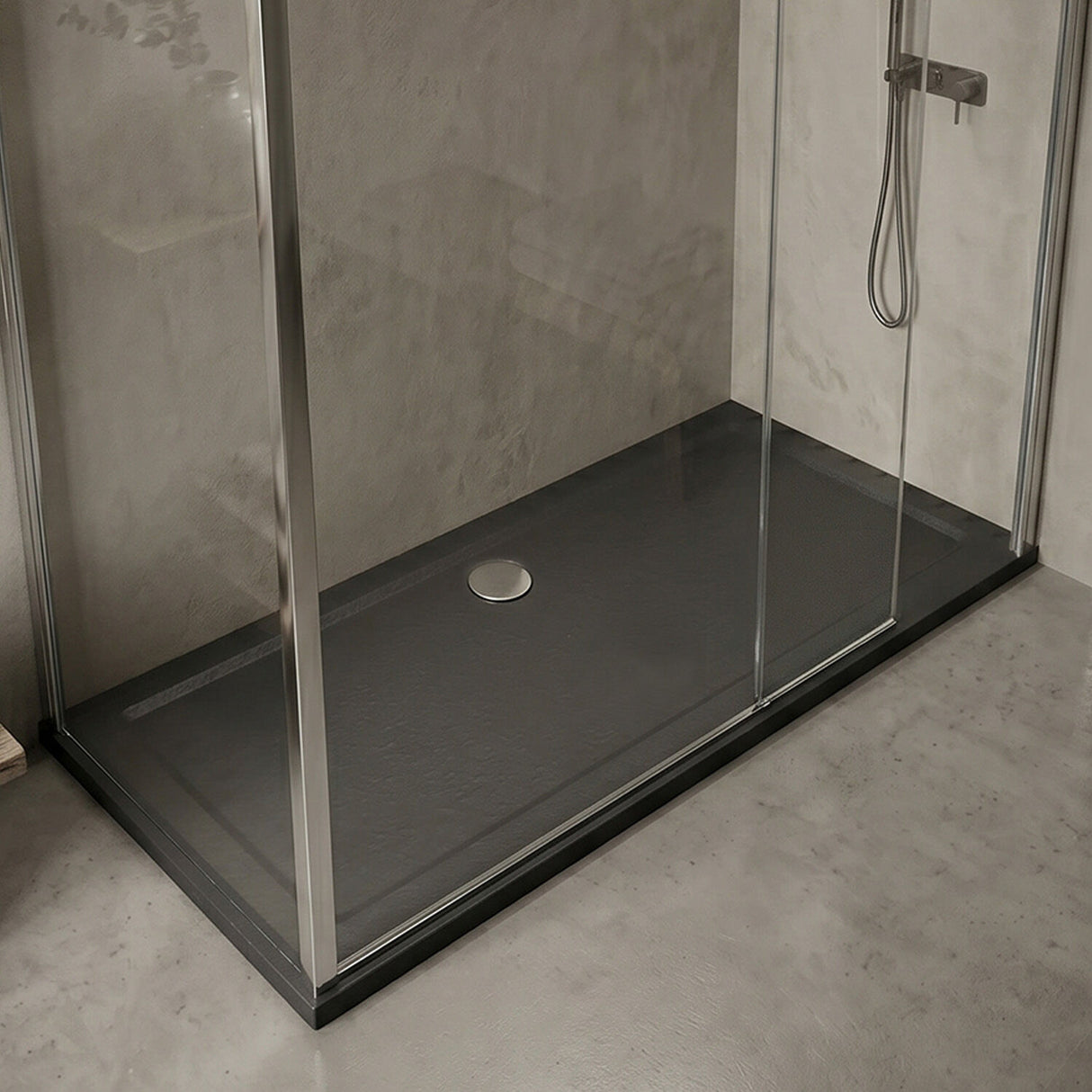 [BETR71061] Balterley Shower Tray Modern Rectangular 40mm Profile Slimline, White or Grey - Multiple Sizes Available - Silo