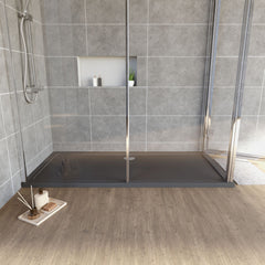 [BETR71062] Balterley Shower Tray Modern Rectangular 40mm Profile Slimline, White or Grey - Multiple Sizes Available - Lifestyle 1
