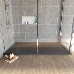 [BETR71074] Balterley Shower Tray Modern Rectangular 40mm Profile Slimline, White or Grey - Multiple Sizes Available - Lifestyle 1