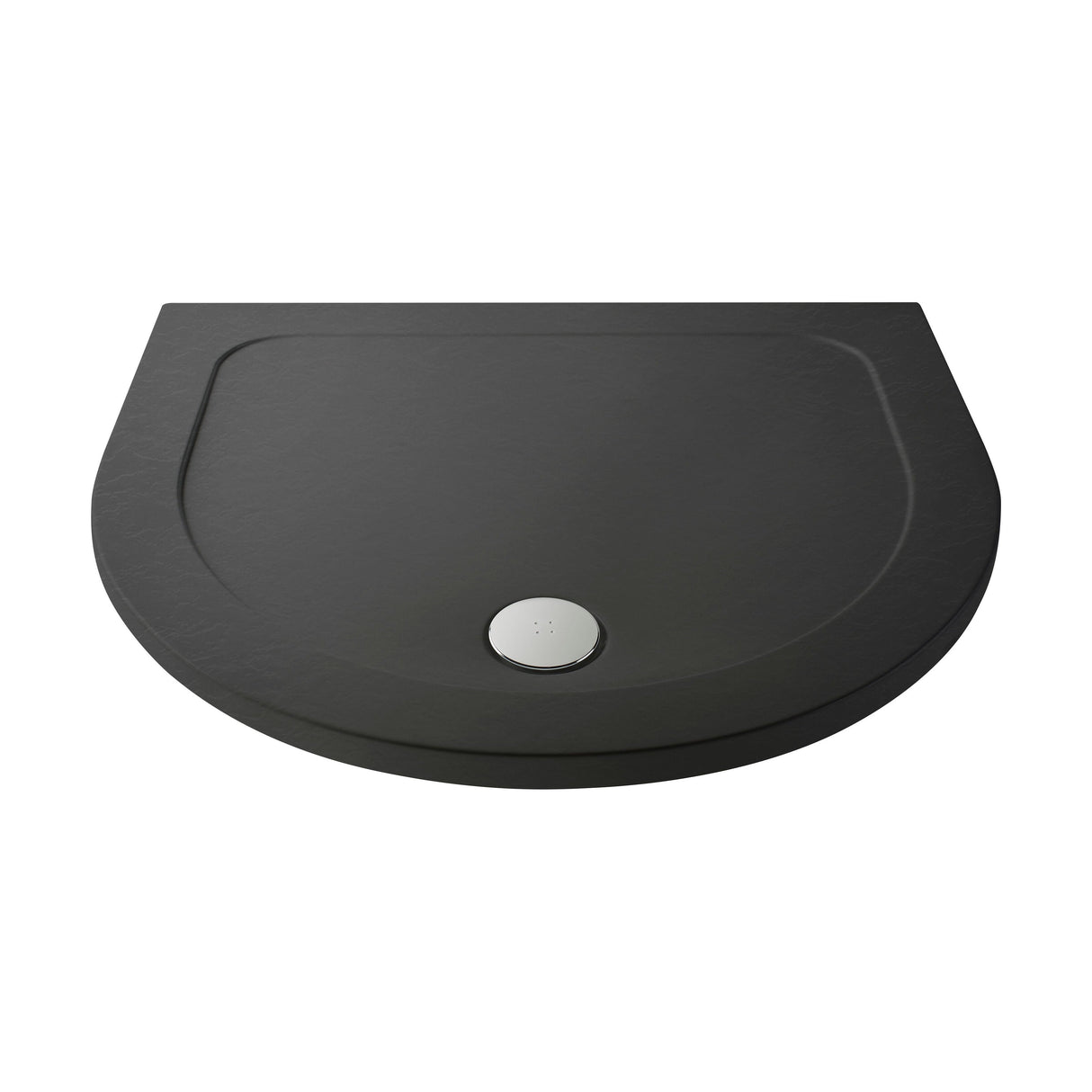 [BETR71095] Balterley Shower Tray D Shape, 1050mm - Available in White and Slate Grey - Cutout