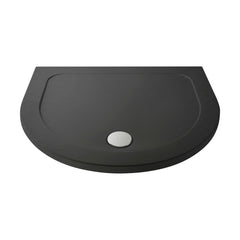[BETR71095] Balterley Shower Tray D Shape, 1050mm - Available in White and Slate Grey - Cutout