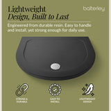 D Shape Shower Tray - 1050mm - Available in White and Slate Grey