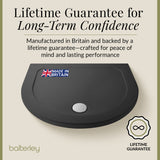 D Shape Shower Tray - 1050mm - Available in White and Slate Grey