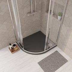 [BETR71103] Balterley Shower Tray Modern Offset Quadrant Shower Tray, Left or Right Hand - Choice of Size and Finish - Lifestyle 2