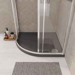 [BETR71103] Balterley Shower Tray Modern Offset Quadrant Shower Tray, Left or Right Hand - Choice of Size and Finish - Lifestyle 3