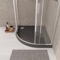 [BETR71104] Balterley Shower Tray Modern Offset Quadrant Shower Tray, Left or Right Hand - Choice of Size and Finish - Lifestyle 3