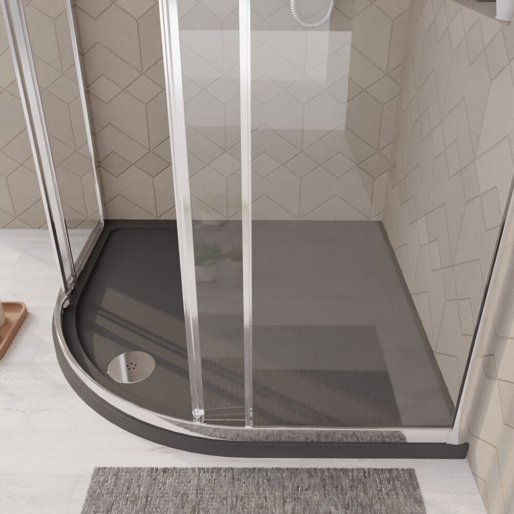 [BETR71107] Balterley Shower Tray Quadrant, 40mm Profile Design - Choice of Size and Colour - Lifestyle 3
