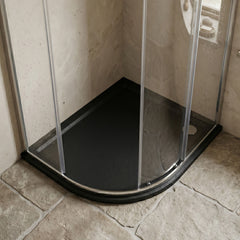 [BETR71108] Balterley Shower Tray Modern Offset Quadrant Shower Tray, Left or Right Hand - Choice of Size and Finish - Silo