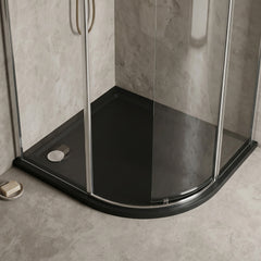 [BETR71109] Balterley Shower Tray Modern Offset Quadrant Shower Tray, Left or Right Hand - Choice of Size and Finish - Silo