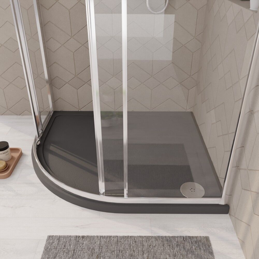 [BETR71110] Balterley Shower Tray Modern Offset Quadrant Shower Tray, Left or Right Hand - Choice of Size and Finish - Lifestyle 3