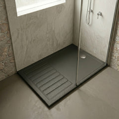 [BETR711480] Premium Walk-In Shower Tray - Choice of Size and Colour - Silo