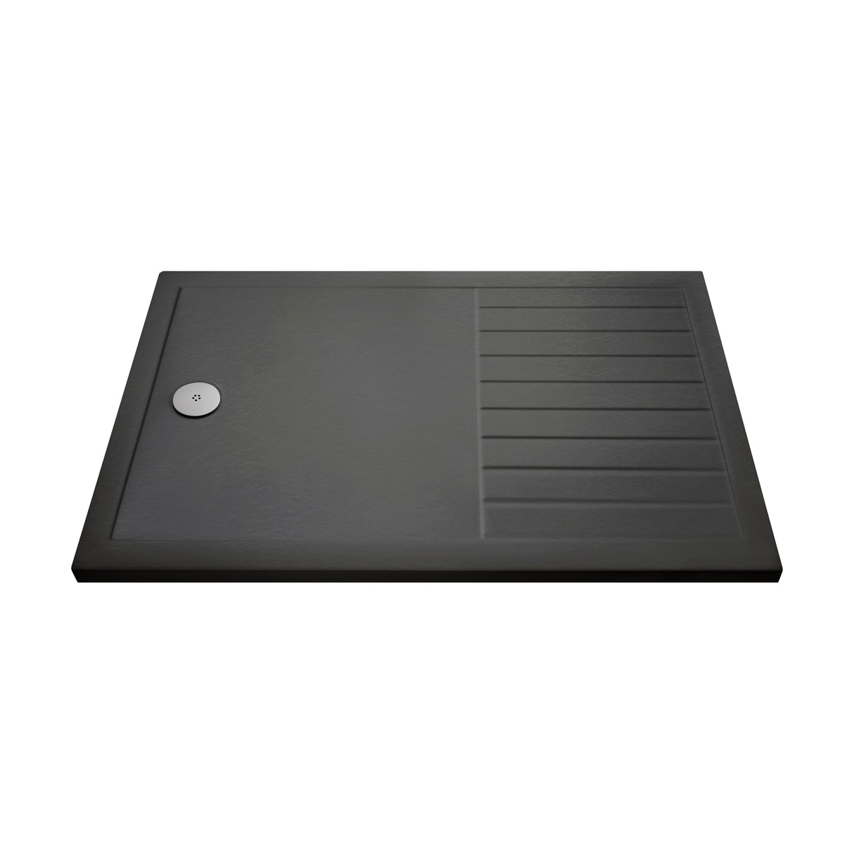 [BETR711490] Premium Walk-In Shower Tray 1400mm x 900mm - Slate Grey - Cutout