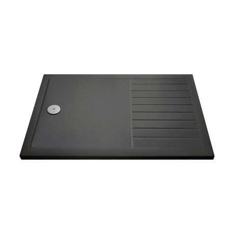 [BETR711490] Premium Walk-In Shower Tray 1400mm x 900mm - Slate Grey - Cutout