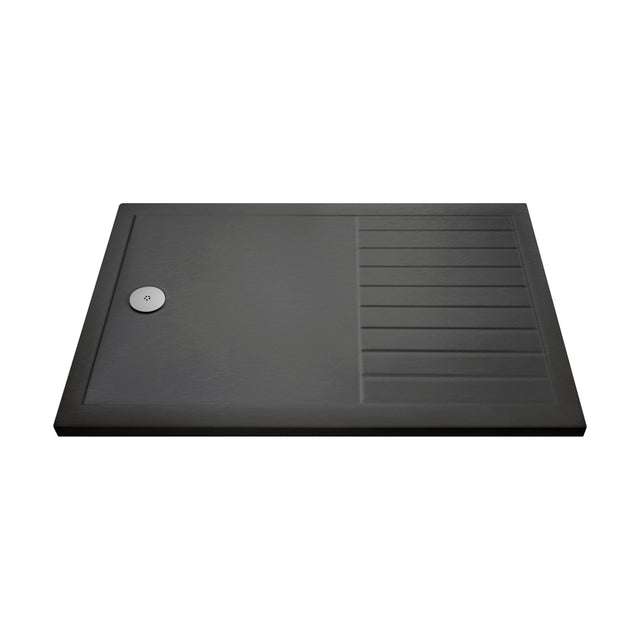 [BETR711490] Premium Walk-In Shower Tray 1400mm x 900mm - Slate Grey - Cutout