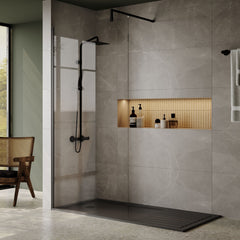 [BETR711780] Premium Walk-In Shower Tray - Choice of Size and Colour - Lifestyle 1