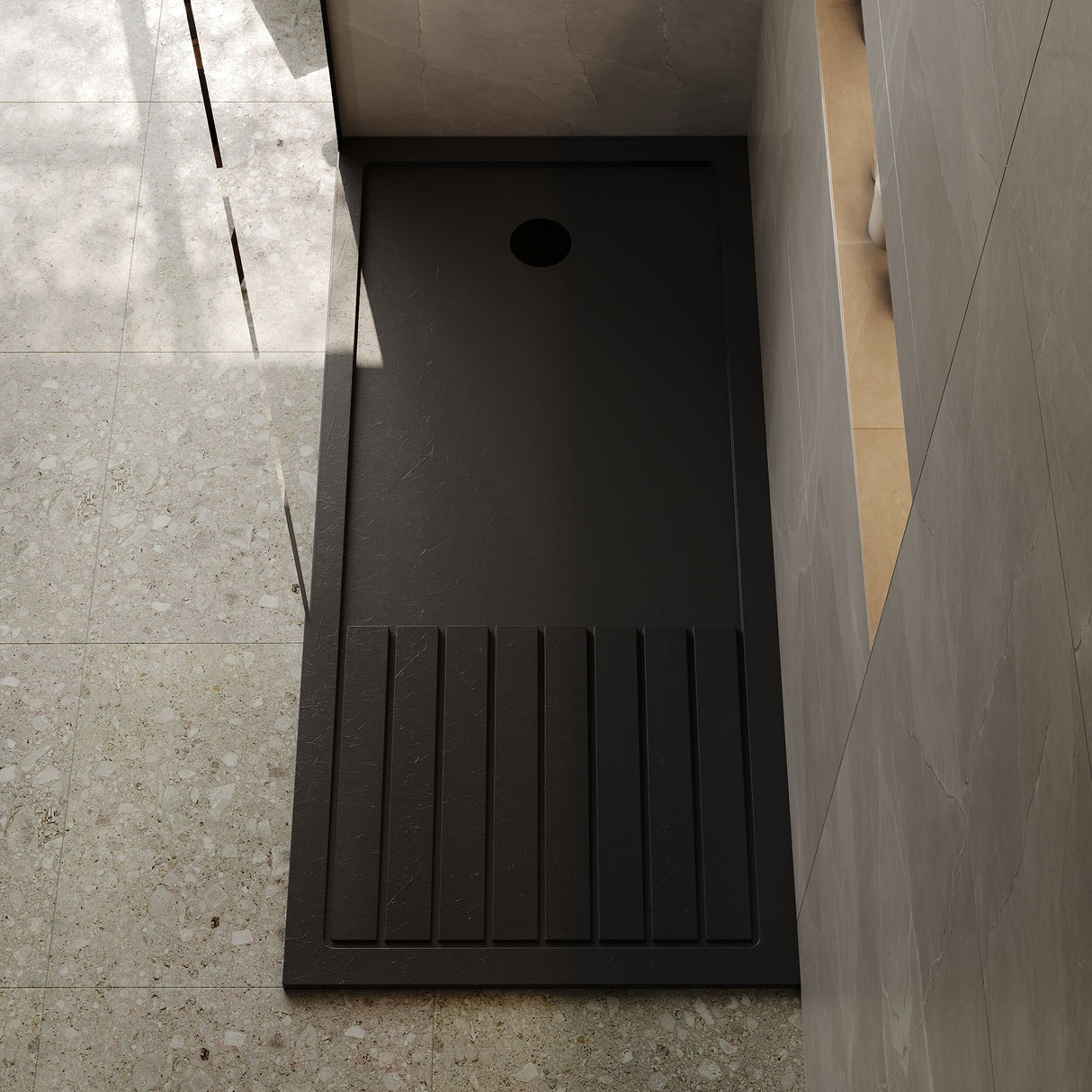 [BETR711780] Premium Walk-In Shower Tray - Choice of Size and Colour - Lifestyle 2