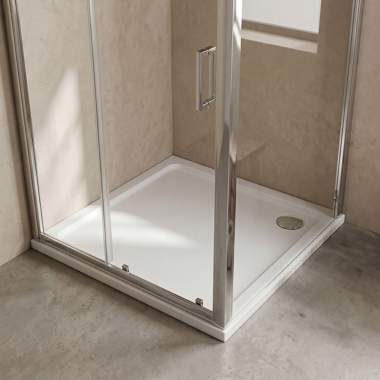 [BETSR014] Slip Resistant Slimline Rectangular Shower Tray - Choice of Size - Silo