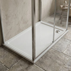 [BETSR018] Slip Resistant Slimline Rectangular Shower Tray - Choice of Size - Silo