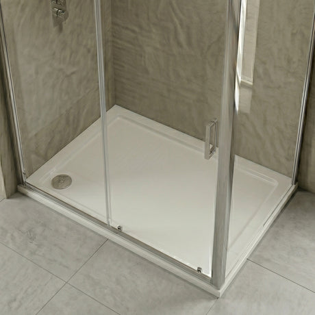 [BETSR024] Slip Resistant Slimline Rectangular Shower Tray - Choice of Size - Silo