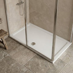 [BETSR034] Slip Resistant Slimline Rectangular Shower Tray - Choice of Size - Silo