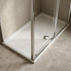 [BETSR041] Slip Resistant Slimline Rectangular Shower Tray - Choice of Size - Silo
