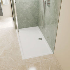 [BETSR043] 1500mm x 800mm Premium Slip Resistant Rectangular Shower Tray - White - Lifestyle 1