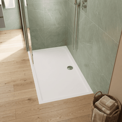 [BETSR064] Slip Resistant Slimline Rectangular Shower Tray - Choice of Size - Lifestyle 1