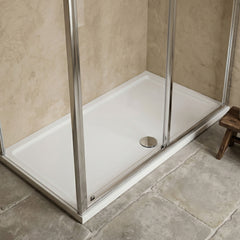 [BETSR064] Slip Resistant Slimline Rectangular Shower Tray - Choice of Size - Silo