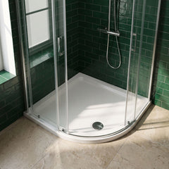 [BETSR105] Slip Resistant Slimline Quadrant Shower Tray - 800mm or 900mm - Lifestyle 1
