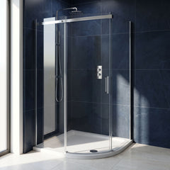 [BETSR105] Slip Resistant Slimline Quadrant Shower Tray - 800mm or 900mm - Lifestyle 3