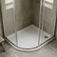 [BETSR108] Slip Resistant Slimline Offset Quadrant Shower Tray - Choice of Size and Orientation - Silo