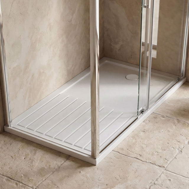 [BETSR1680] SR Walk In Shower Tray 1600x800x40 - Silo