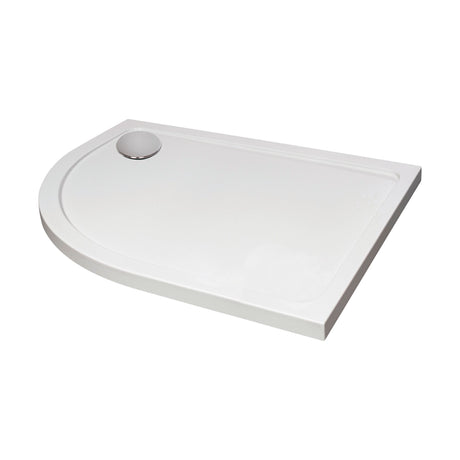 [BETTR99076QL] Bathroom Offset Quadrant Shower Tray - Choice of Size and Orientation - Cutout