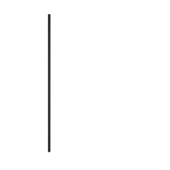 [BEWP004UF] 1950mm Undrilled Flat Profile Black - Cutout