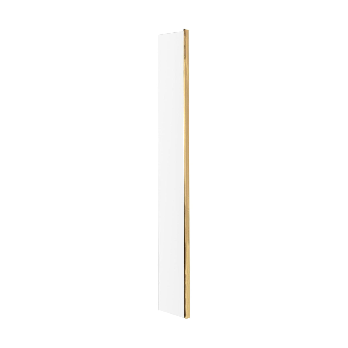 [BEWS18025BB] Drakelow 8mm Toughened Safety Glass Wetroom Return Screen, 215mm x 1850mm, Choice of Colour - Cutout