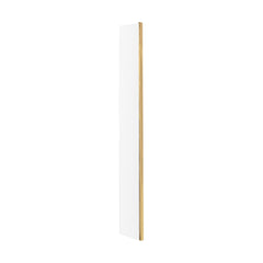 [BEWS18025BB] Drakelow 8mm Toughened Safety Glass Wetroom Return Screen, 215mm x 1850mm, Choice of Colour - Cutout