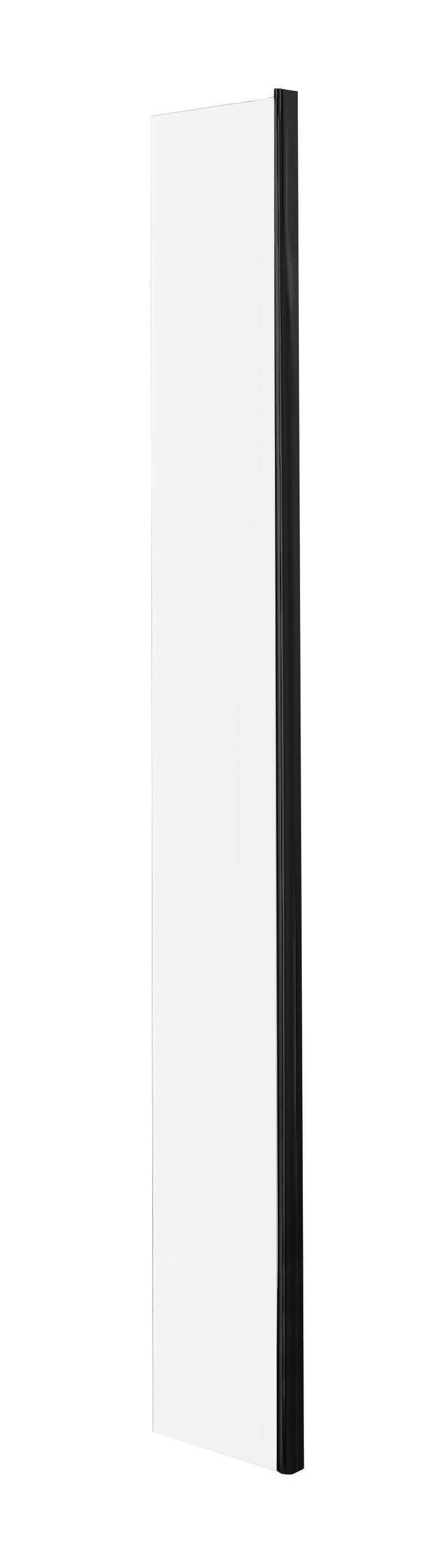 [BEWS18025BP] Drakelow 8mm Toughened Safety Glass Wetroom Return Screen, 215mm x 1850mm, Choice of Colour