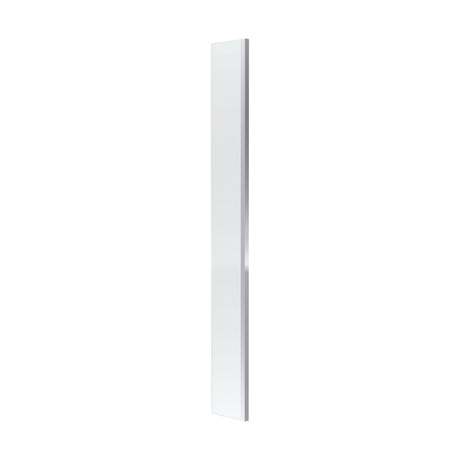 [BEWS18025] Balterley 8mm Toughened Safety Glass Wetroom Return Screen: 215mm x 1850mm, Polished Chrome - Cutout