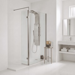 [BEWS18030GM] 300x1850mm Wetroom Swing Screen - Lifestyle 3