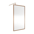 [BEWSFBZ1811] Balterley Framed Wetroom Screen, 1100mm, Brushed Bronze - Cutout