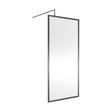 [BEWSFGM1890] Balterley Framed Wetroom Screen, 900mm, Brushed Pewter - Cutout
