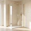 [BEZW007] Contemporary 8mm Glass Walk In Wetroom Screens and Shower Tray - Choice of Size and Finish - Silo