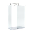 [BEZW185003GM] Balterley Walk-In Wetroom Bundle with Tray and Waste, 1400x700mm, Gunmetal - Cutout