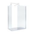 [BEZW185004] Balterley Walk-In Wetroom Bundle with Tray and Waste, 1400x800mm, Chrome - Cutout