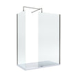 [BEZW185007GM] Balterley Walk-In Wetroom Bundle with Tray and Waste, 1600x700mm, Gunmetal - Cutout